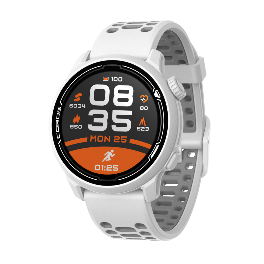 Ceas multisport COROS PACE 2 Premium Sport Watch White w Silicone